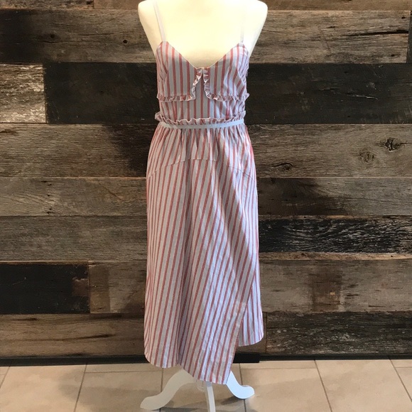 Derek Lam 10 Crosby Ruffle Cami Dress - Picture 2 of 5